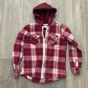 💕Shyanne Girls' Port Plaid Flannel Shacket💕